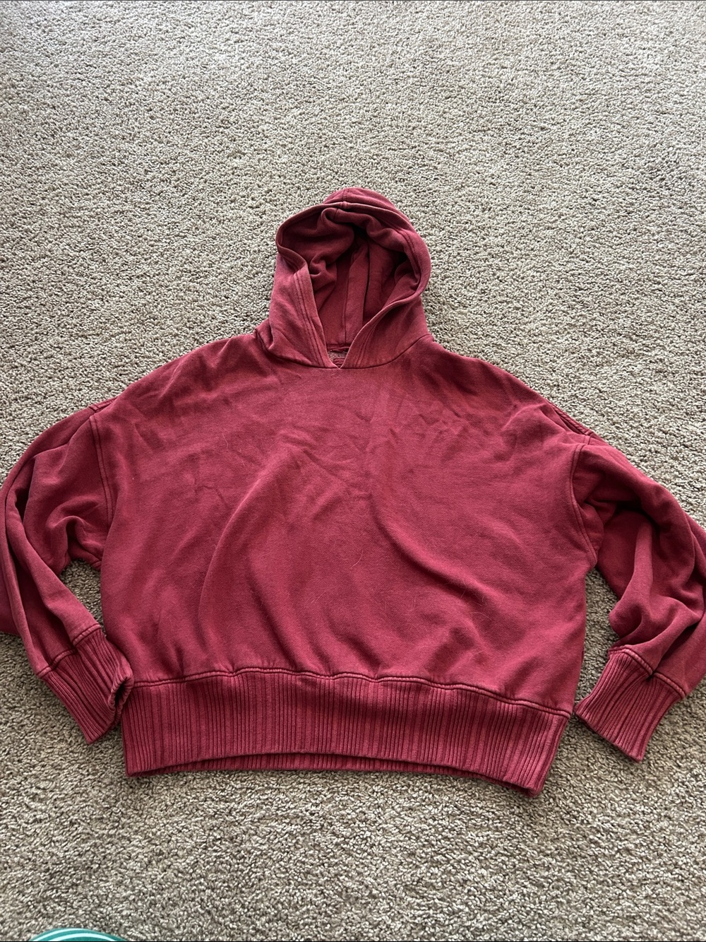 aerie Maroon Red Hoodie Sweatshirt